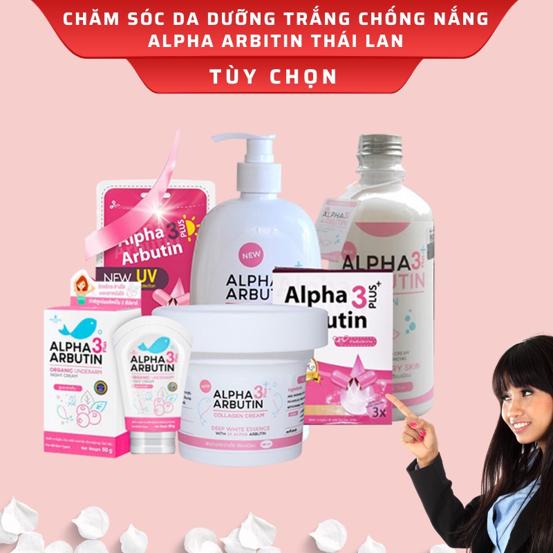 (Auth Thái) Dưỡng Trắng Kích Trắng Alpha arbutin Thái Lan