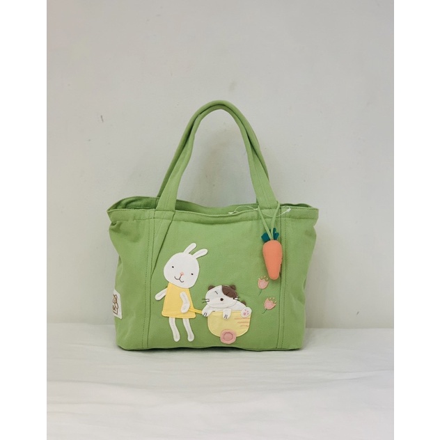 Túi xách Hikosen Cara mẫu Mèo Thỏ siêu cưng