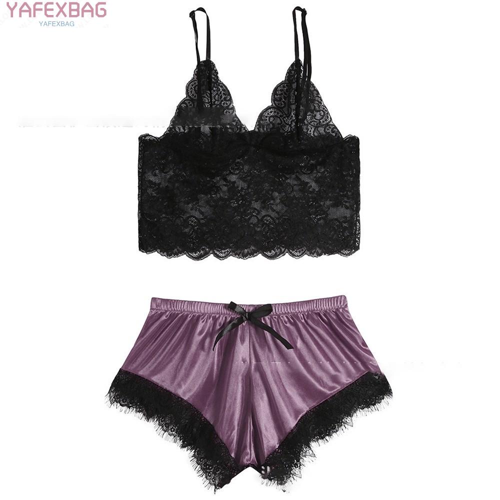 Đồ ngủ tay dài phối ren plus size M-2XL
 | BigBuy360 - bigbuy360.vn