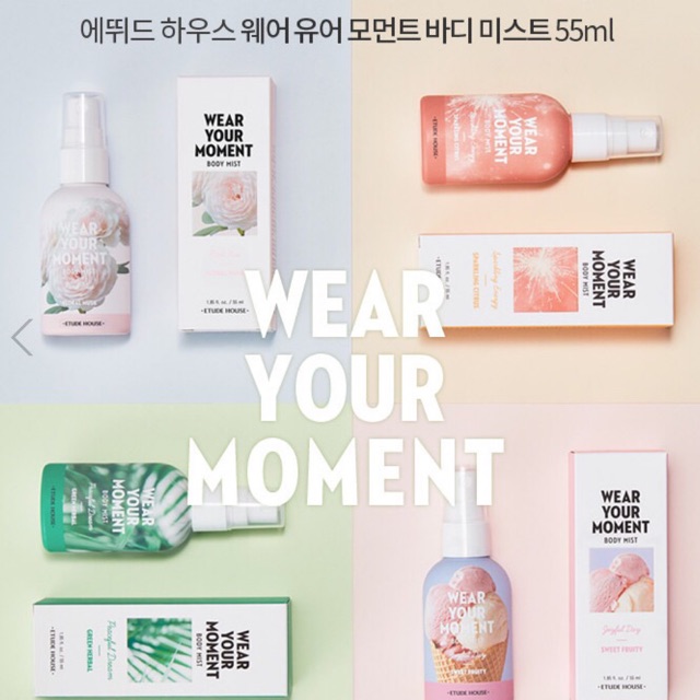 [ ORDER ]XỊT BODY MIST ETU.DE HOU.SE - WAER YOUR MOMENT