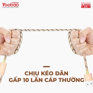 DÂY SẠC USB TYPE C VỎ BỌC DÙ YOOBAO YB-415C