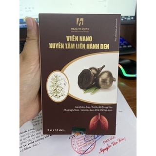 Combo 3 hộp nano xuyên tâm liên hành đen