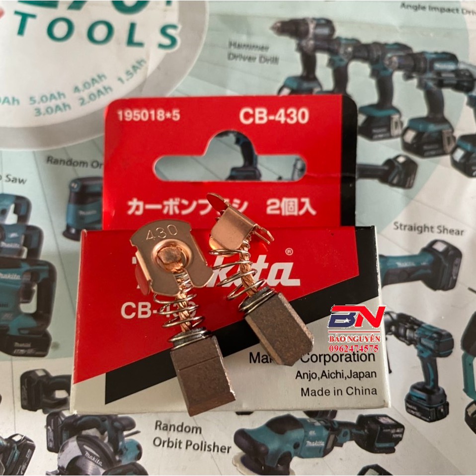 Chổi than CB-430 Makita 191971-3. BN.