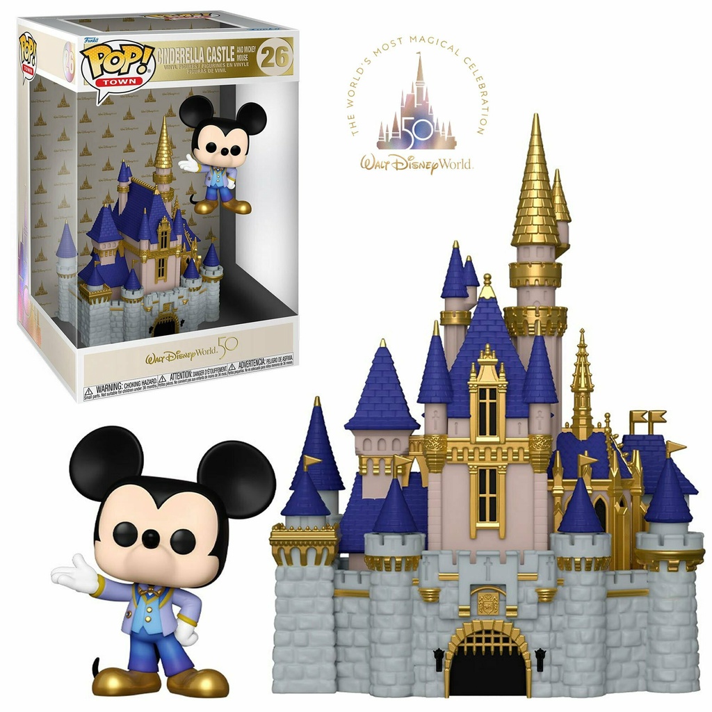 Đồ chơi mô hình funko pop 26 Cinderella Castle and Mickey Mouse - Disney