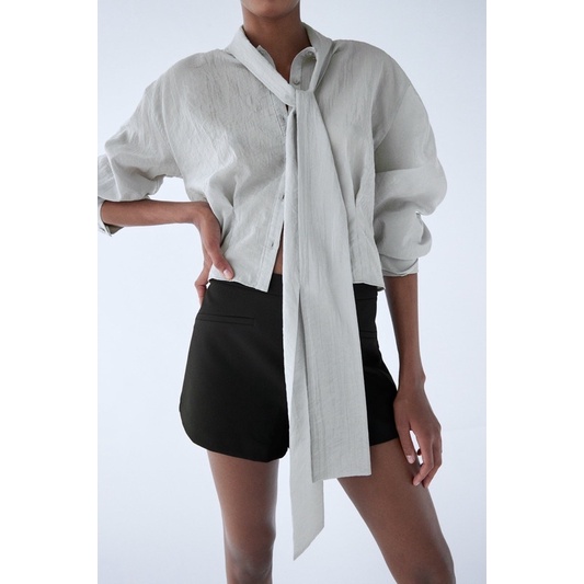 ÁO SƠ MI ZARA AUTH - SIZE S NEWTAG