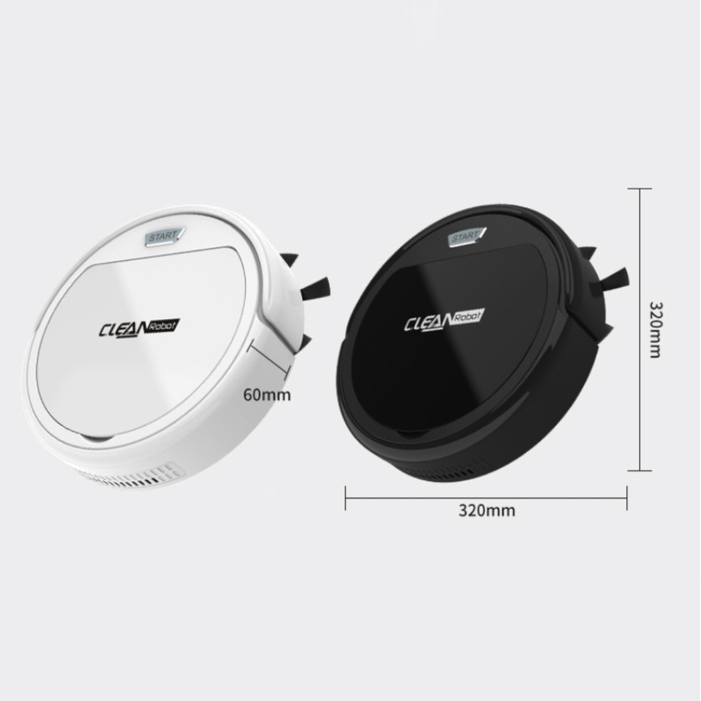 Robot hút bụi lau nhà thông minh CLEAN ROBOT thế hệ 4 tự động lau dọn nhà cửa, động cơ 4 motor hút bụi nhanh mạnh | BigBuy360 - bigbuy360.vn