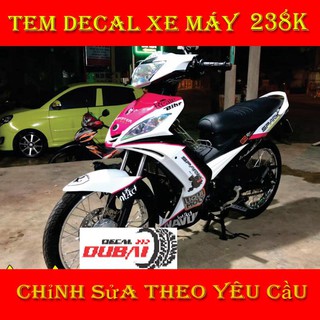 Tem Trùm Dán Xe Exciter 2010 Trắng