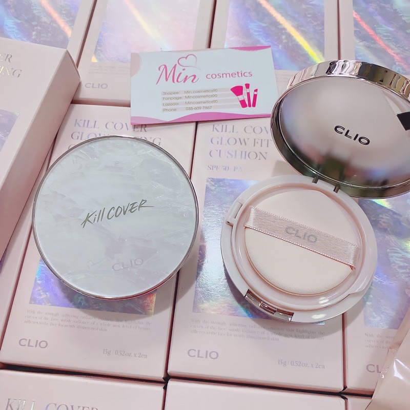 [ CLIO- LIMITED] Phấn Nước Căng Bóng, Lớp Nền Tự Nhiên Clio Kill Cover Glow Fitting Limited ( Bản Giới Hạn)