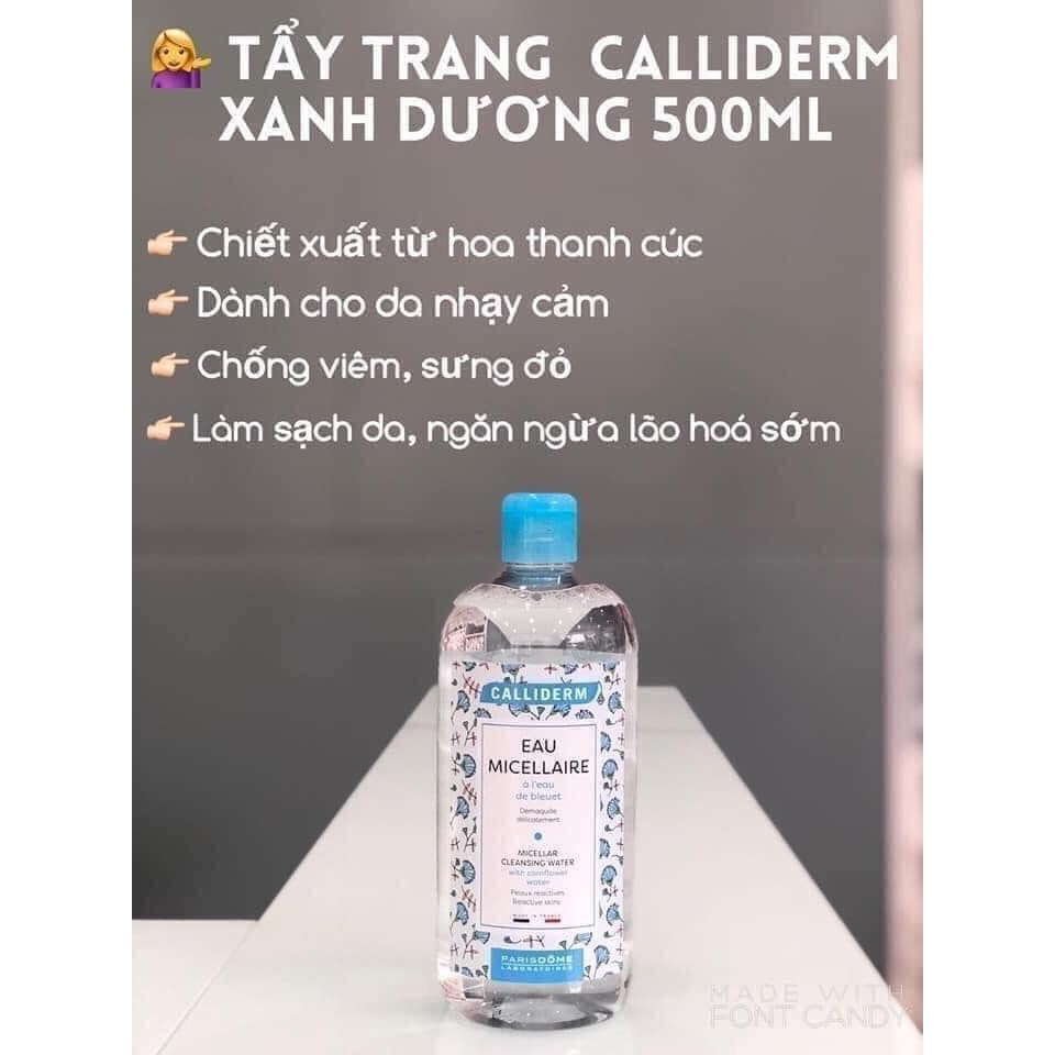 Nước Tẩy trang Calliderm Micellar Cleansing Water 500ML