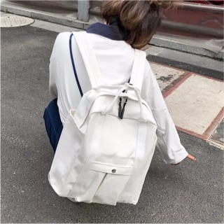 (Sẵn) Balo ulzzang dáng vuông basic Hàn Quốc