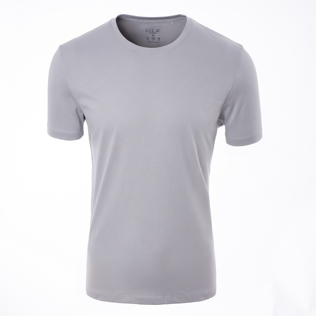 Áo thun nam tay ngắn cổ tròn CIZA vải cotton thoáng mát thấm hút mồ hôi dáng Slim Fit ATNS20 | BigBuy360 - bigbuy360.vn