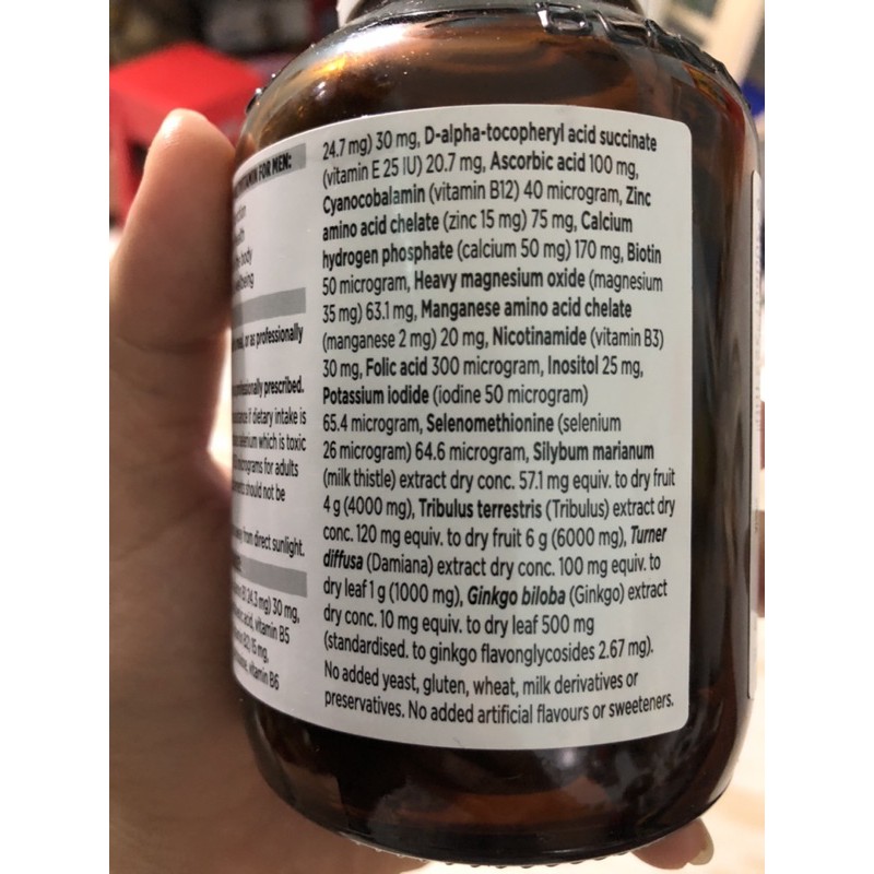 Viên tổng hợp vitamin Blackmores dành cho Nam giới | Thế Giới Skin Care