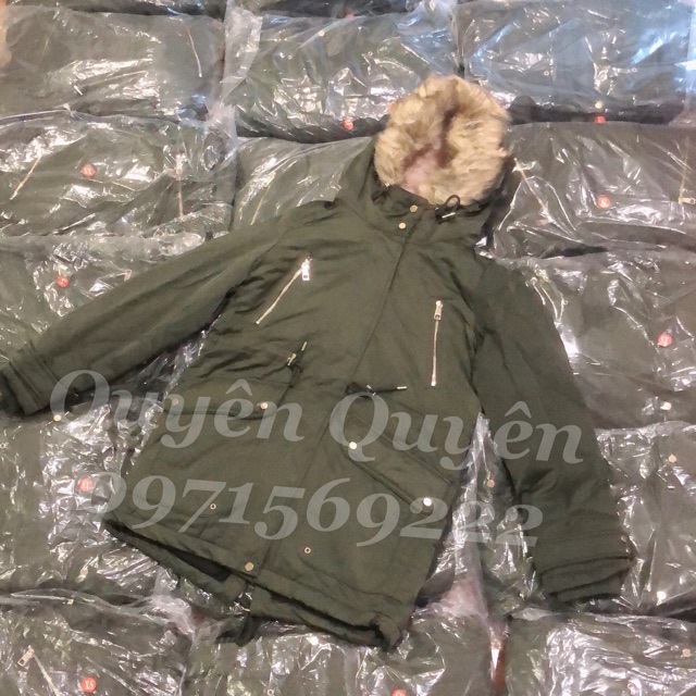 Áo parka pull & b e a r