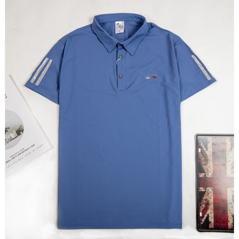 [ Mã 2106VL ] Áo polo nam đẹp áo phông thun chất cotton có cổ hàng cao cấp thời trang có 4 màu 3 Seri từ L- 2XL Áo POLO