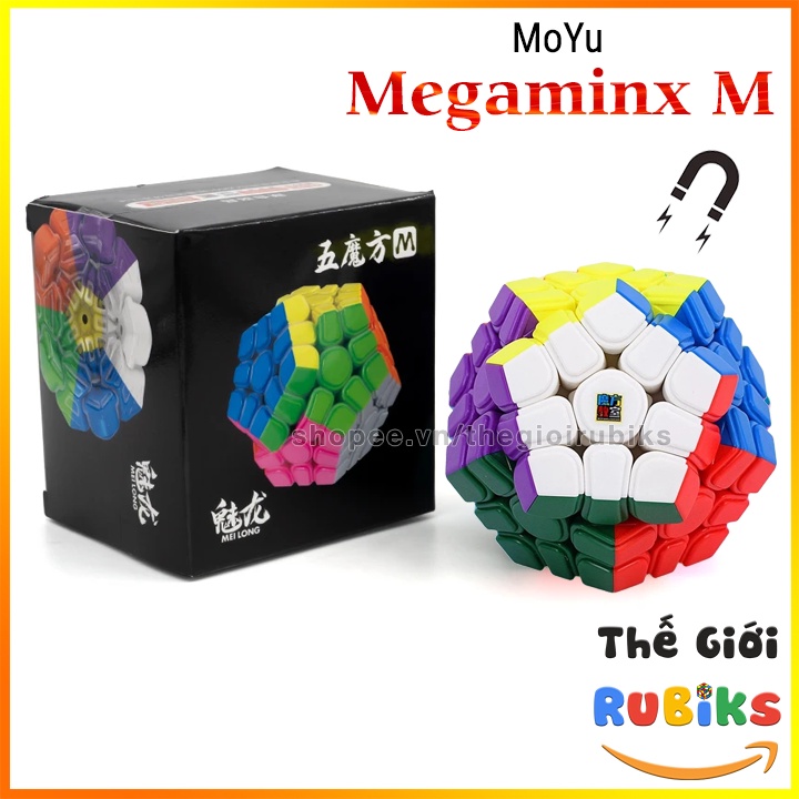 Rubik MoYu Megaminx M 3x3 Nam Châm. Biến Thể 12 Mặt Rubic 3x3x3 Cube. Đồ Chơi Giáo Dục Thông Minh Giải Trí.