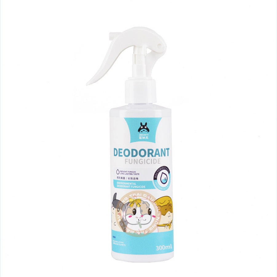 Xịt Khử Mùi Khử Khuẩn Jonsanty Cho Thỏ, Bọ Ú, Hamster, Thú Cưng Nhỏ 300ml CST370