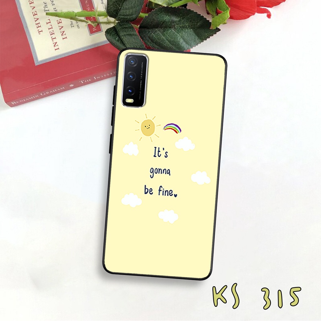 Ốp lưng Vivo Y20 - Vivo Y20s - Vivo Y12s - Ốp lưng in hình BlueSky - lưng nhám viền TPU cao cấp