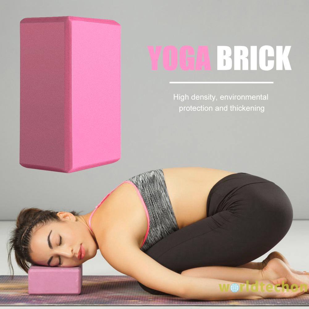 READY STOCK Yoga Block EVA Foam Pilates Brick Exercise Workout Fitness Sports Equipment