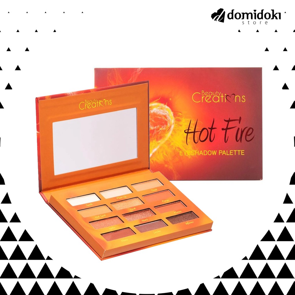 (Hàng Mới Về) Bảng Phấn Mắt Beauty Creations Hot Fire