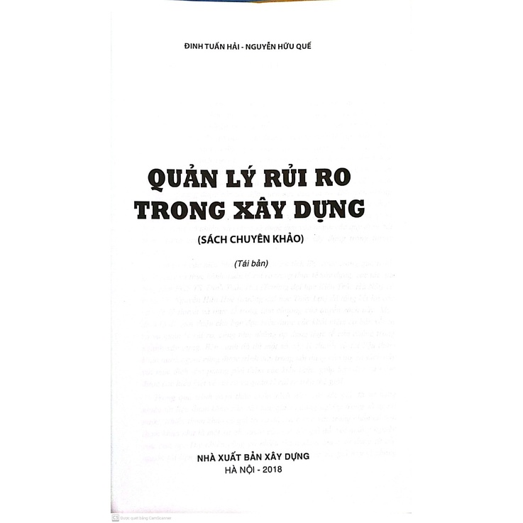 Sách-Quản Lý Rủi Ro Trong Xây Dựng