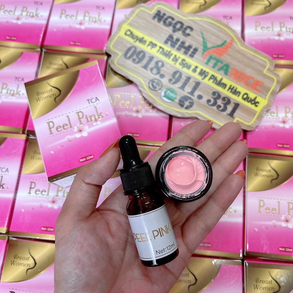 Peel hồng nhũ hoa Peel Pink TCA