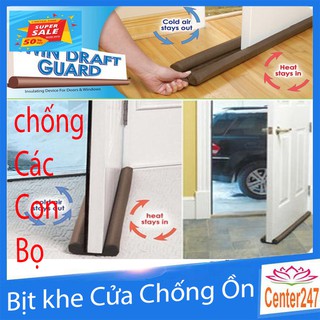 Miếng bịt kín đáy cửa ra vào và cửa sổ cách âm chống gió lùa Ron chặn khe cửa chống côn trùng ngăn tiếng ồn chắn gió