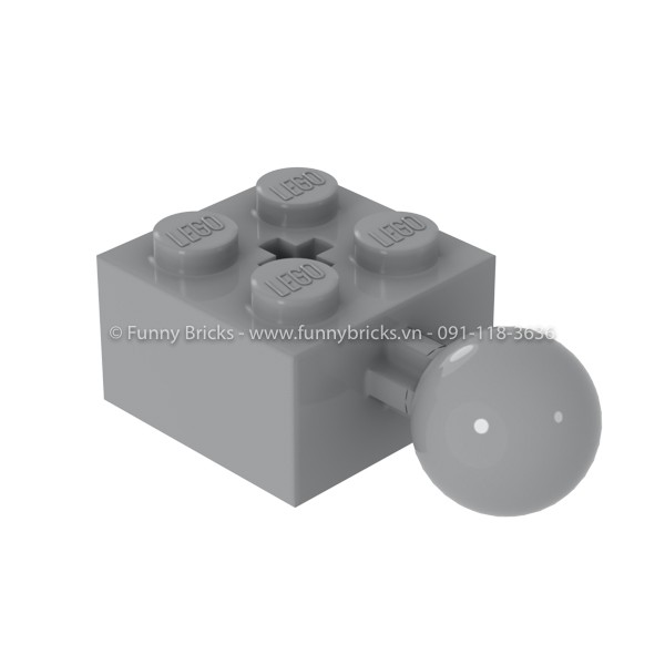 LEGO WEDO Brick 2 x 2 with Ball Joint and Axlehole without Holes in Ball (57909)