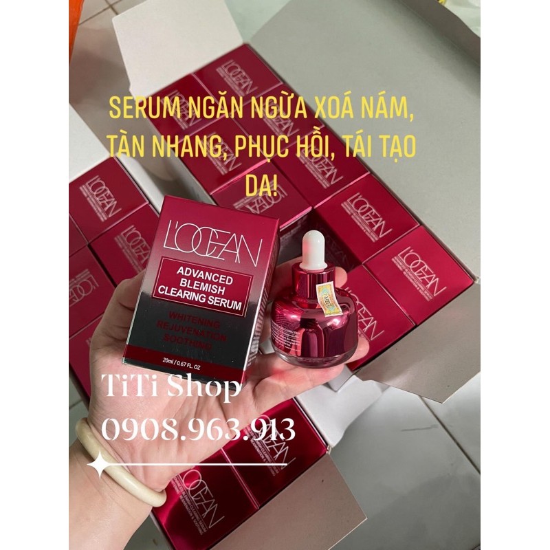 SERUM NGĂN NGỪA VÀ XÓA NÁM, TÀN NHANG PHỤC HỒI TÁI TẠO LÀN DA L'OCEAN | BigBuy360 - bigbuy360.vn