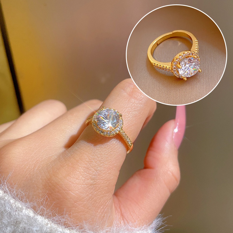 Gold Plated Open Rings Simple Fashion Personality