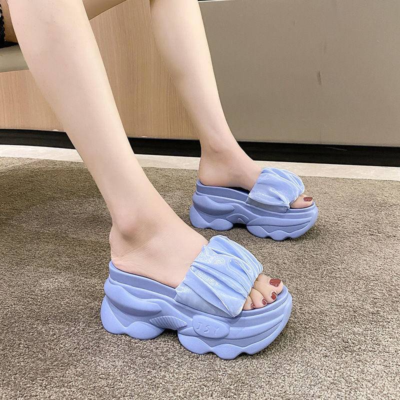Dép Sandal Cao Gót Đế Xuồng Thời Trang Mùa Hè 2022 Cho Nữ