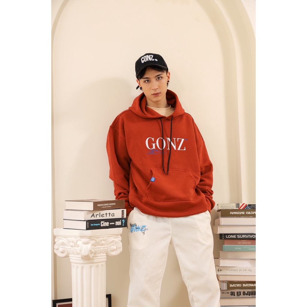 Áo Hoodies Nỉ Mùa Đông Form Rộng - Hoodies 01 Màu Nâu Đỏ | BigBuy360 - bigbuy360.vn