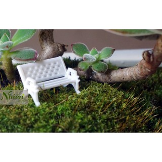 Ghế công viên - phụ kiện terrarium đl