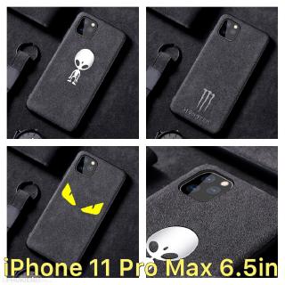 Ốp lưng da lộn in chìm 3D độc đáo, kiểu dáng cool ngầu, viền dẻo chống trầy cho iPhone 11 Pro Max 6.5in giá rẻ