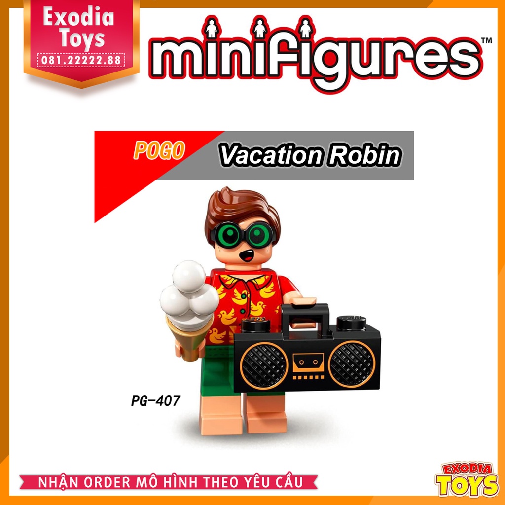 Xếp hình minifigure siêu anh hùng The Lego Batman Movie - Đồ Chơi Lắp Ghép Sáng Tạo - POGO 8106