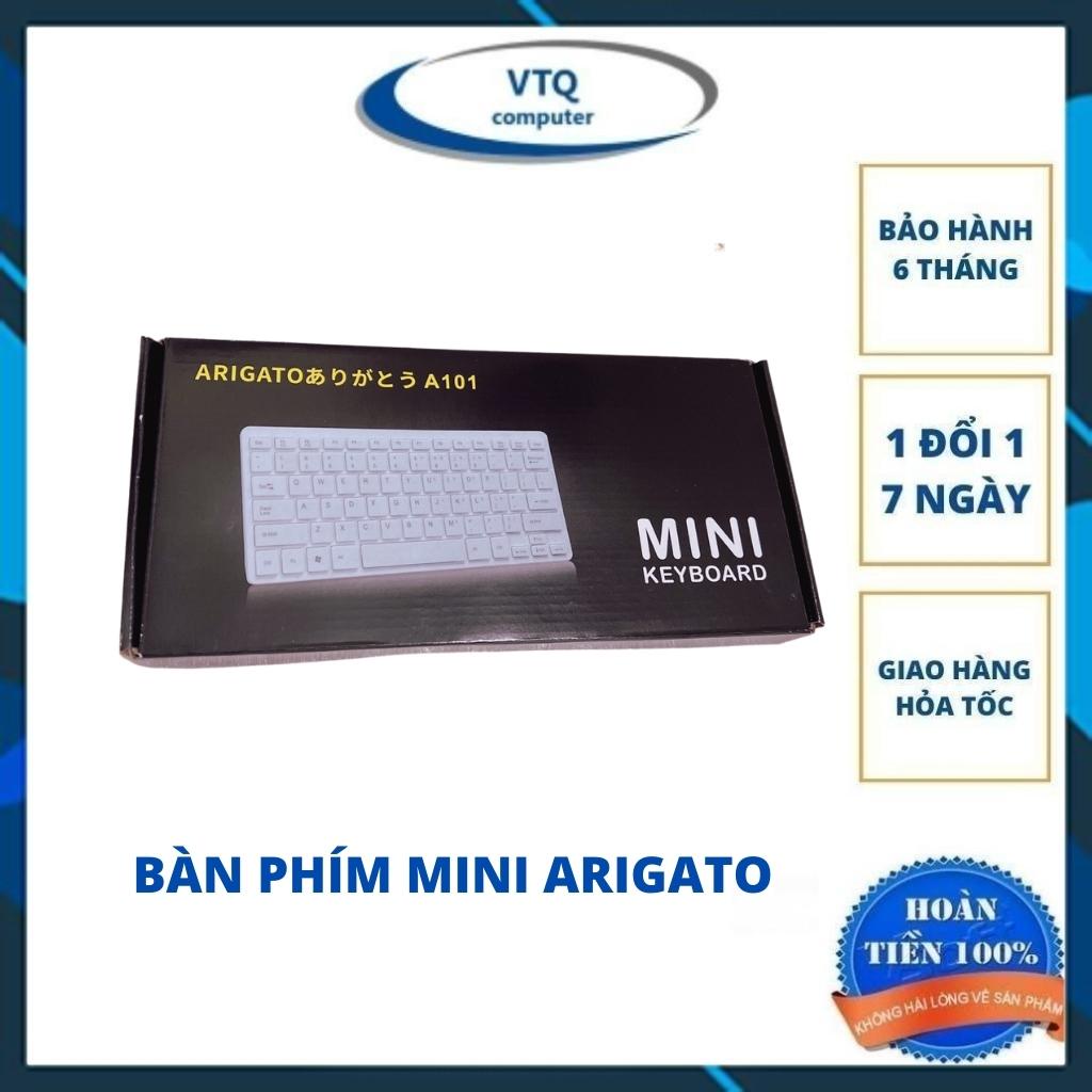 Bàn phím mini ARIGATO nhỏ gọn.bảo hành 6 tháng