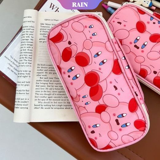 Túi Đựng Bút Dạng Lưới Có Khóa Kéo Họa Tiết Hoạt Hình Sanrio Cinnamoroll Kirby Pochacco Dễ Thương