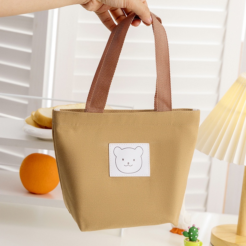 Túi Xách Tay nữ Bằng Vải Canvas Thiết Kế Hình Hoạt Hình Dễ Thương FT7139