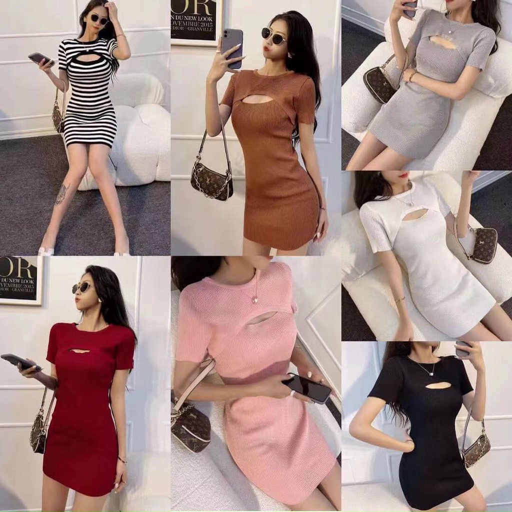 Đầm khoét ngực Bigsize 60-90kg