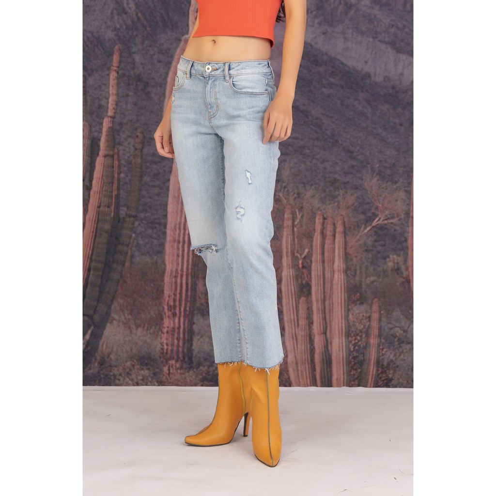 QUẦN JEAN NỮ DÁNG STRAIGHT V-SIXTYFOUR 120WD2083F2910
