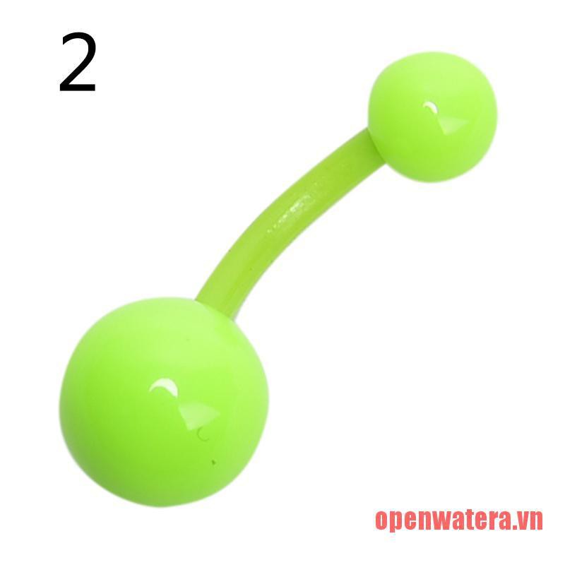 Set 12 khuyên rốn nhiều màu sắc thời trang cá tính