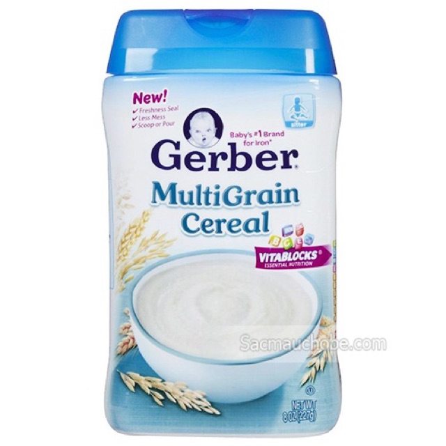 Bột gerber các loại hạt