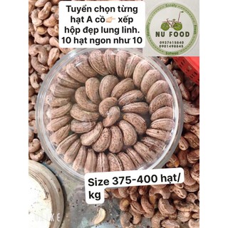 HẠT ĐIỀU BÌNH PHƯỚC 500G (size A cồ 375-400 hạt/kg)