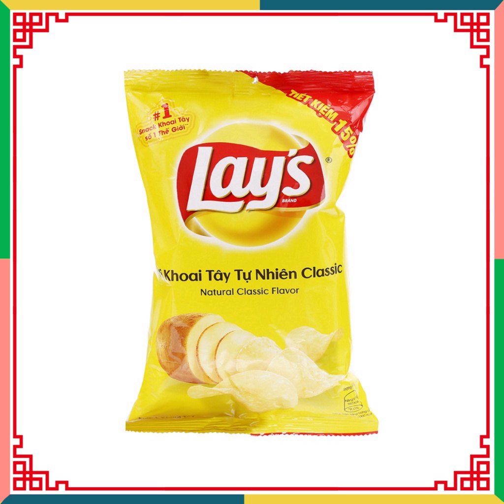 Bánh snack củ khoai tây Lays nhiều vi gói nhỏ 35g ( Đại lý Ngọc Toản)