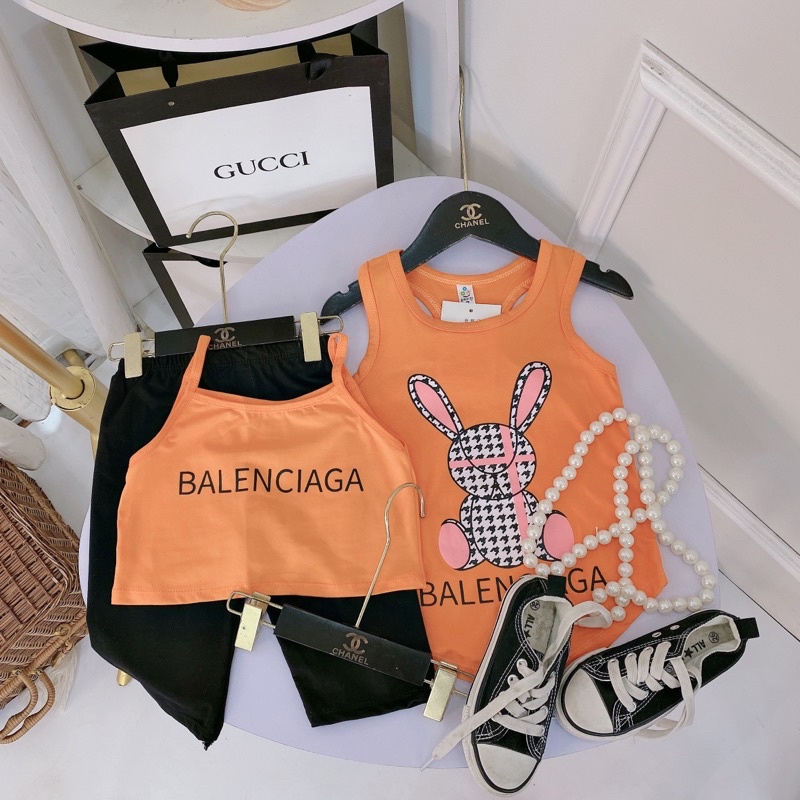 Xả Bộ thỏ ba lỗ 3 chi tiết bé gái