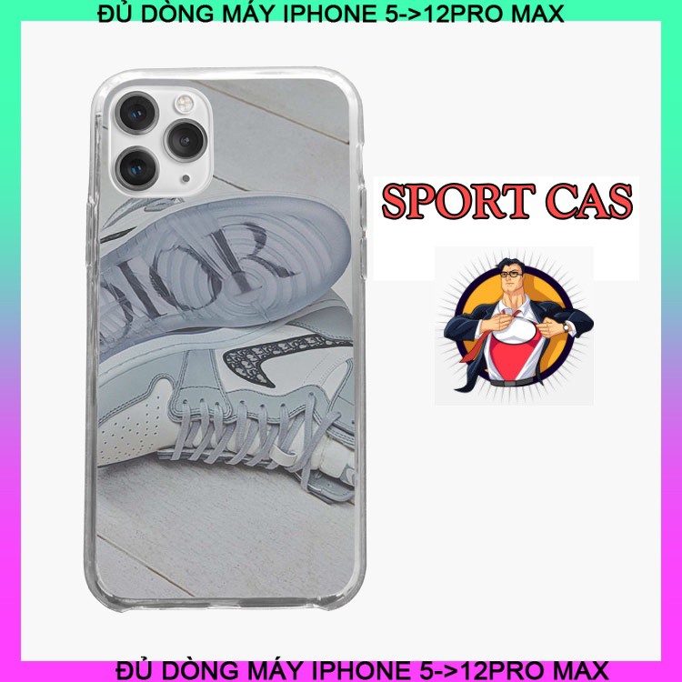 Ốp lưng iphone đẹp nike air màu đỏ Iphone 7/8/8Plus/X/Xs/Xs Max/11/11 Promax/12/12 Promax NIKPOD00140