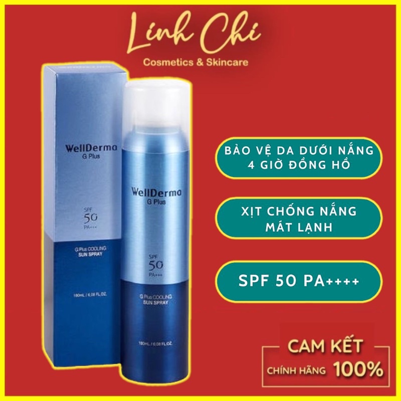 Xịt Chống Nắng Wellderma Hàn Quốc