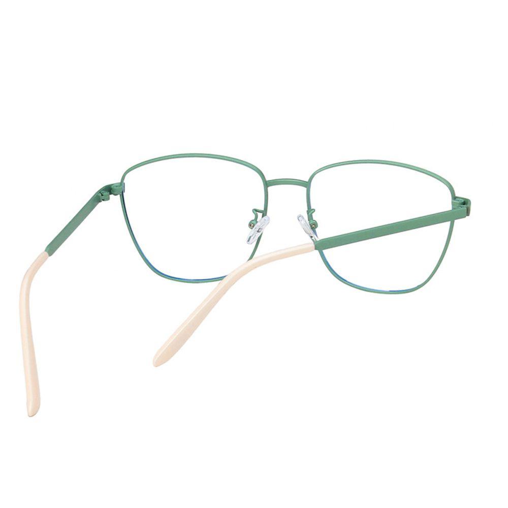 Kính Mát Gọng Kim Loại Chống Ánh Sáng Xanh Phong Cách Vintage Thời Trang Cho Nữ