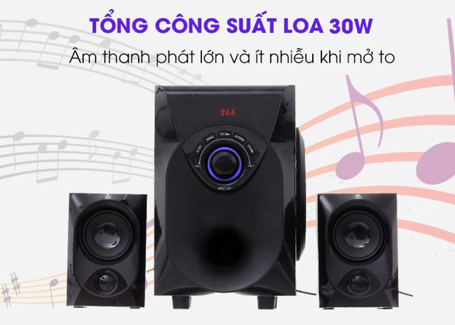 Loa Vi Tính Bluetooth Enkor E206 Đen