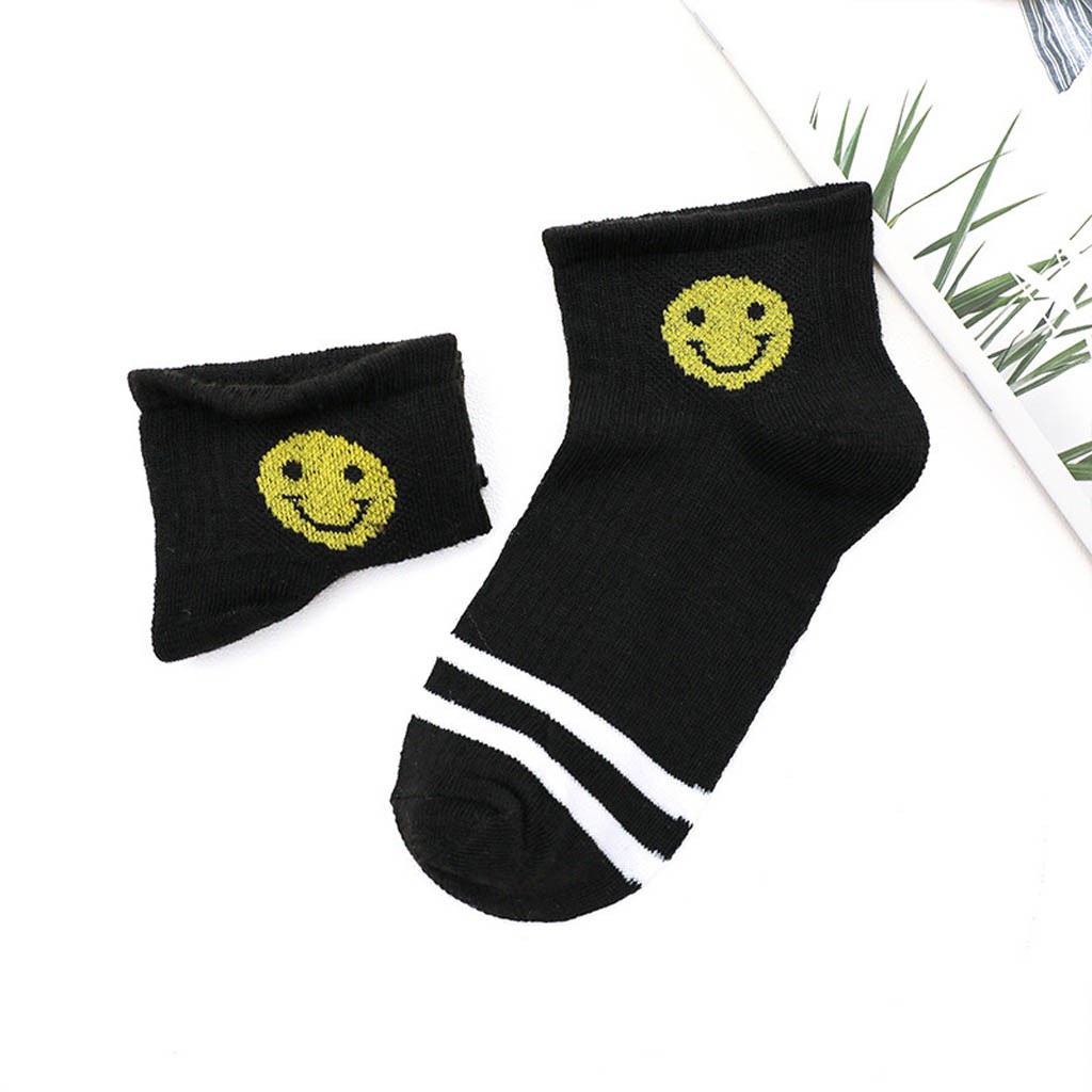 Tất Vớ Nữ Thun Cotton Icon Mặt Cười Buta TN03