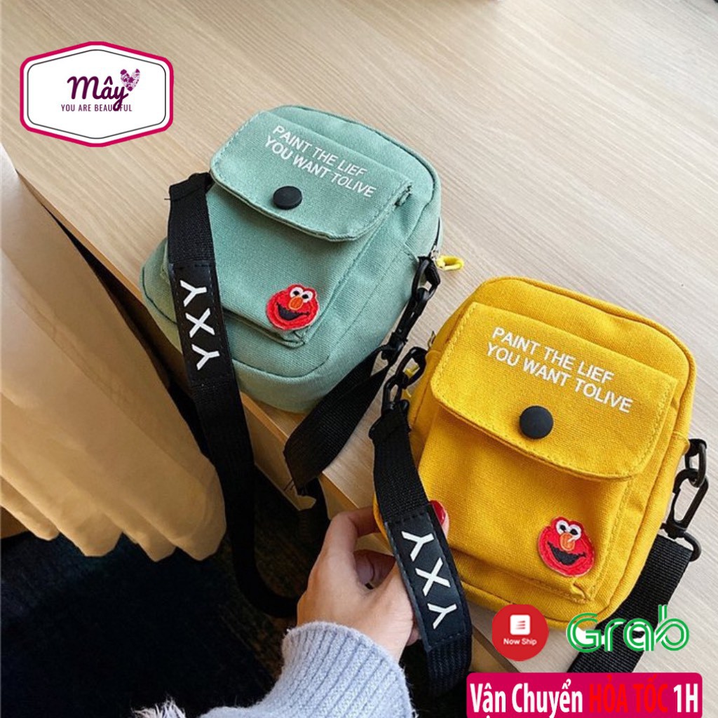 Túi đeo chéo tiện dụng 2 ngăn năng động xinh xắn